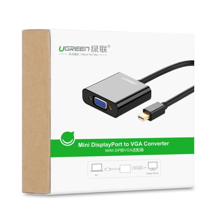 Ugreen Mini Display Port na VGA Converter črn 15cm - box - slika 5