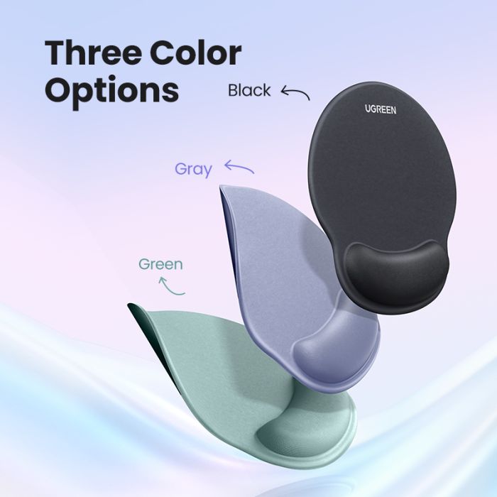 Ugreen ergonomska podloga za miško z naslonom za zapestje - zelena - slika 4