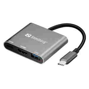Sandberg USB-C Mini Dock HDMI+USB mini priklopna postaja