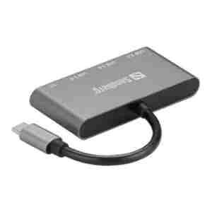 Sandberg USB-C to 3x USB 3.0 + PD Hub
