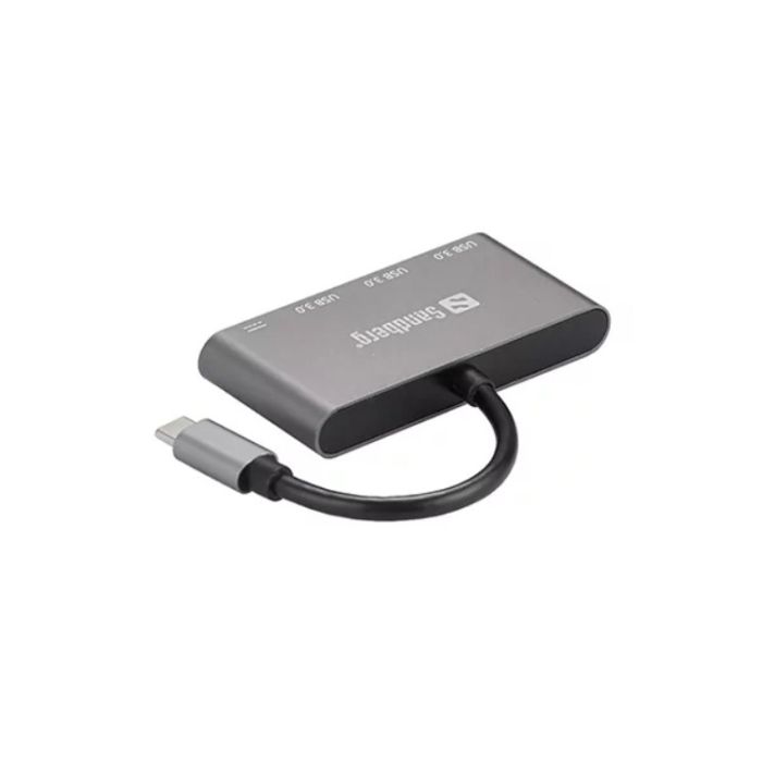 Sandberg USB-C to 3x USB 3.0 + PD Hub
