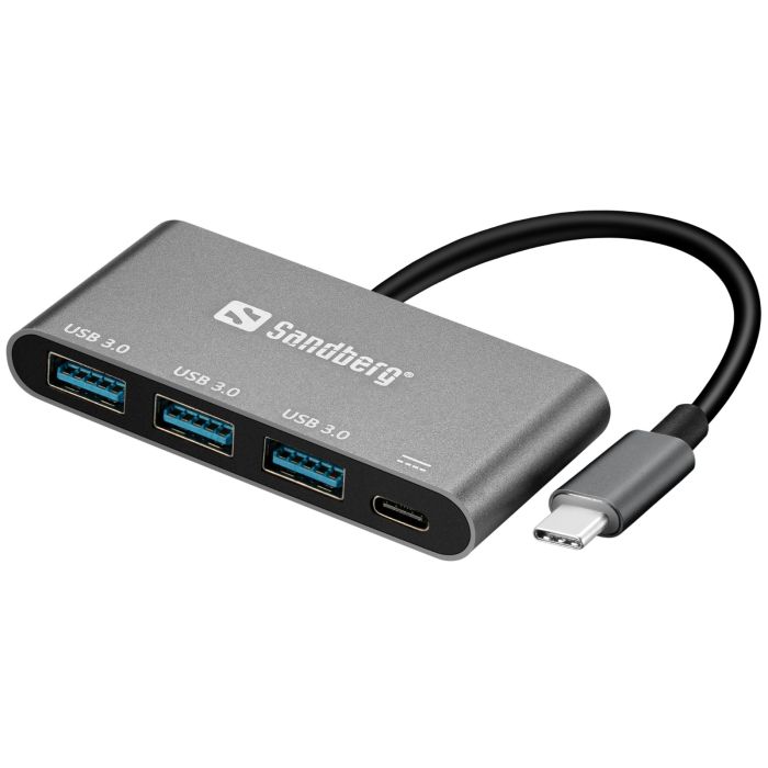 Sandberg USB-C to 3x USB 3.0 + PD Hub - slika 2