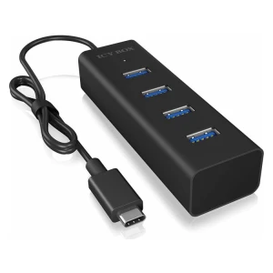 IcyBox IB-HUB1409-C3 4-portni Hub s priključkom USB-C 3.0