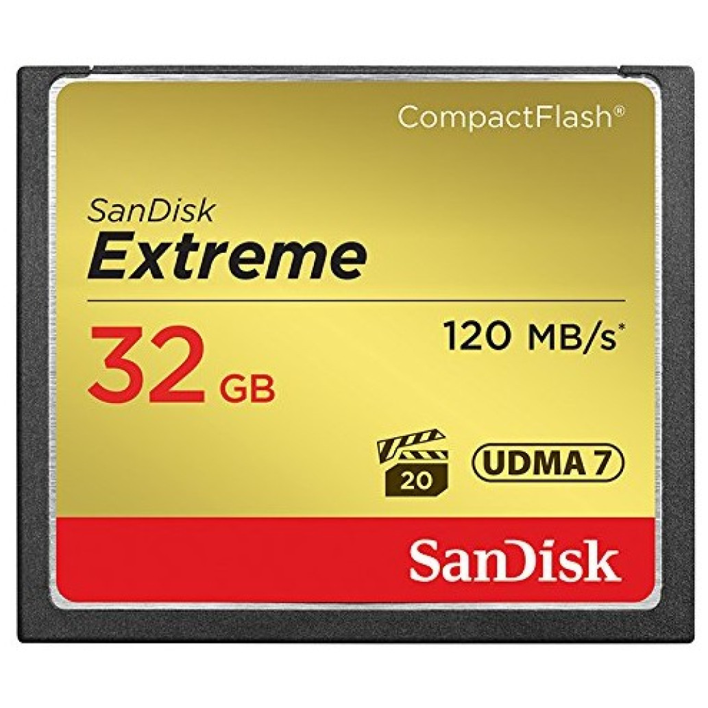 Spominska kartica Compact Flash 32GB Sandisk Etreme 120MB/s/85MB/s (SDCFXSB-032G-G46) - slika 2