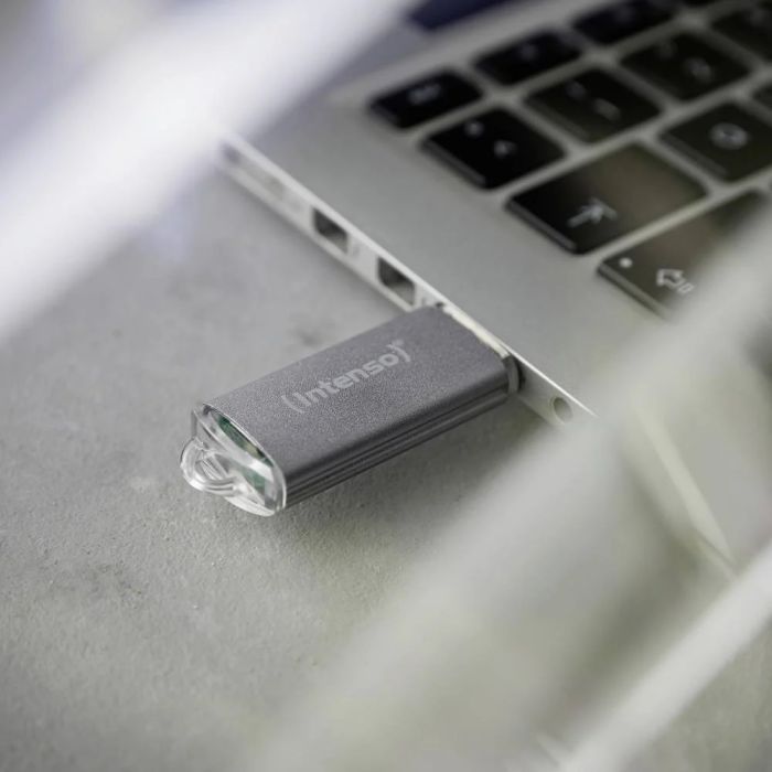 Intenso 32GB Jet Line USB 3.2 70MB/s spominski ključek - siv - slika 4