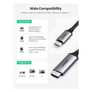 Ugreen USB-C na HDMI kabel 1.5m 4K@60Hz - box