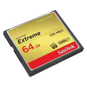 SanDisk 64GB Extreme CompactFlash card UDMA 7 VPG-20 spominska kartica