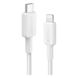 Anker 322 USB-C to Lightning pleten kabel 0,9m bel