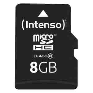 Intenso 8GB microSDHC Class 10 25MB/s spominska kartica