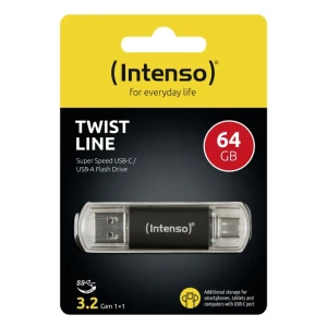 Intenso 64GB Twist Line USB 3.2 / USB-C spominski ključek