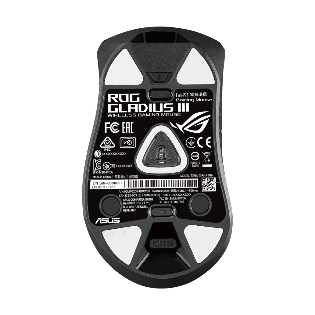 Miš Asus Gaming brezžična ROG Gladius III Wireless (90MP0200-BMUA00) - slika 3