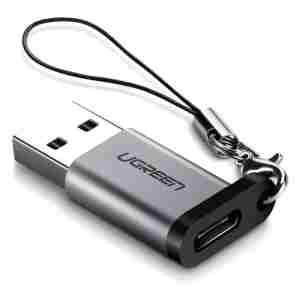 Ugreen USB 3.0-A na USB-C adapter siv - blister