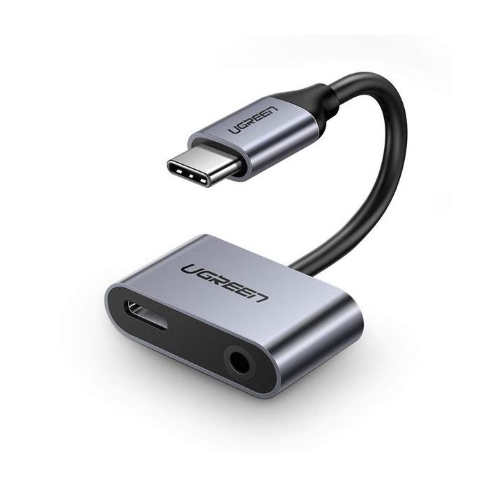 Ugreen USB-C na 3.5mm + USB-C Hub Adapter - box