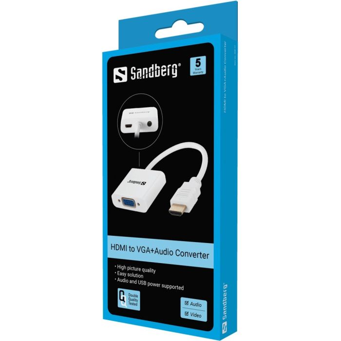Sandberg HDMI v VGA+Audio Converter audio pretvornik - slika 3