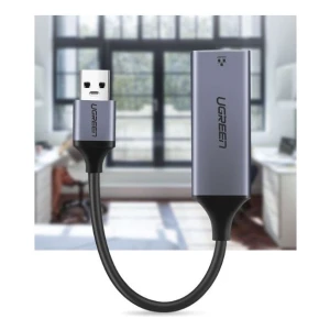 Ugreen USB 3.0 Gigabit Ethernet Adapter mrežna kartica siv - box