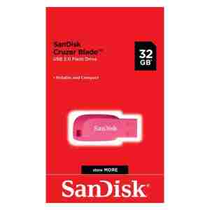 SanDisk 32GB Cruzer Blade USB-A 2.0 USB ključ (roza)