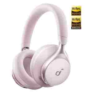 Anker Soundcore Space One naglavne Bluetooth slušalke, roza