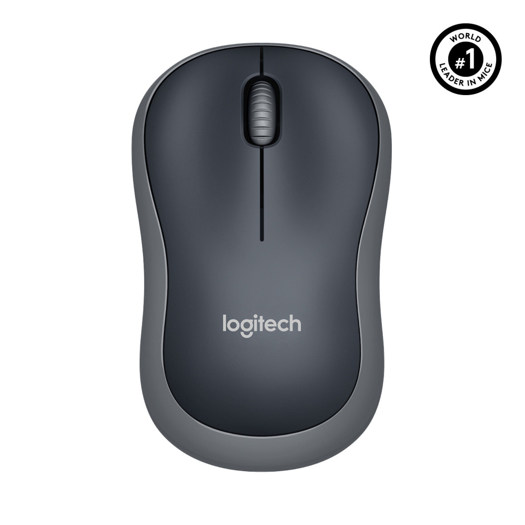 Miš Logitech brezžična M185 za notesnike siva nano (910-002235) - slika 4