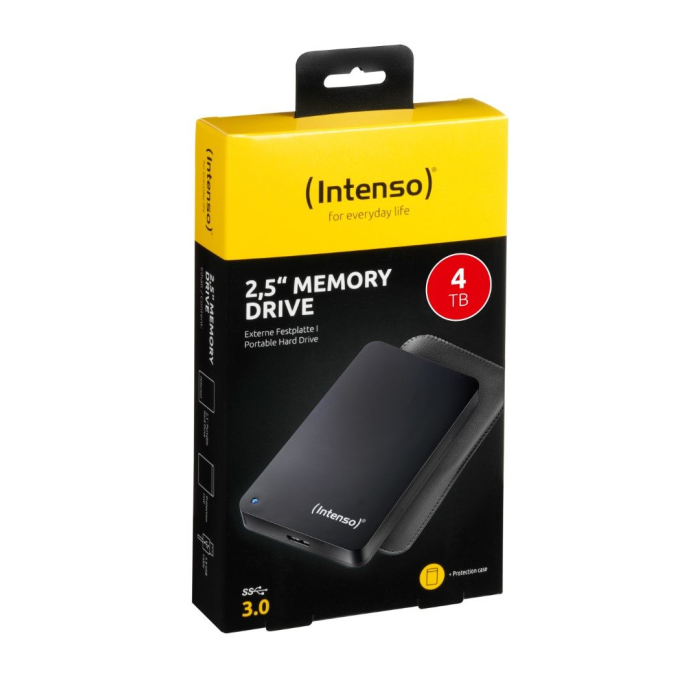 Intenso zunanji disk 4TB 2,5 Memory Drive USB 3.0 - Črn + Etui - slika 5