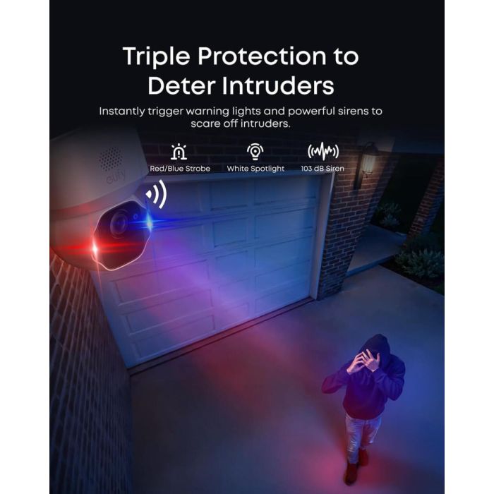 Anker Eufy Security SoloCam E42 komplet 4 kamer + HomeBase 3 baza + 4 solarni paneli - slika 4