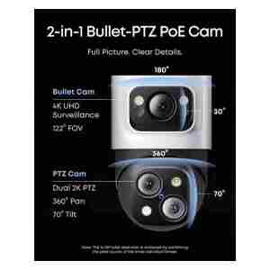 Anker Eufy Security PoE NVR nadzorni sistem S4 (2x eufy E41 + 2x eufy S4)