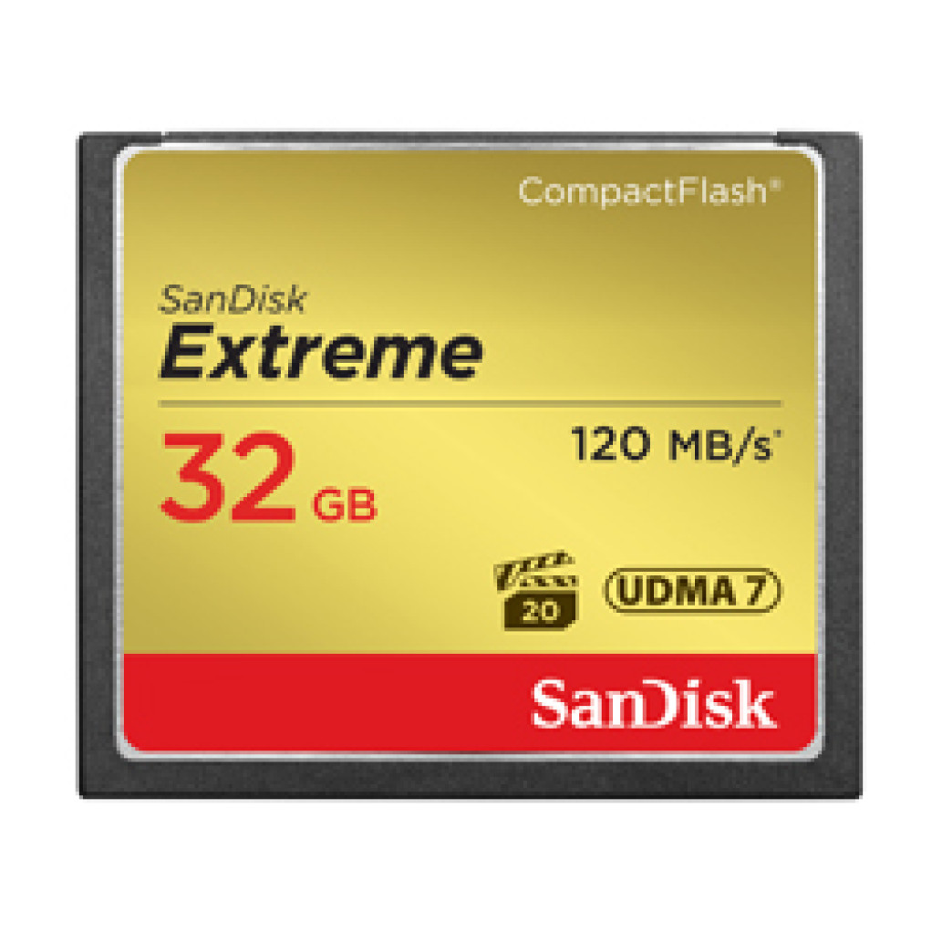 Spominska kartica Compact Flash 32GB Sandisk Etreme 120MB/s/85MB/s (SDCFXSB-032G-G46) - slika 4