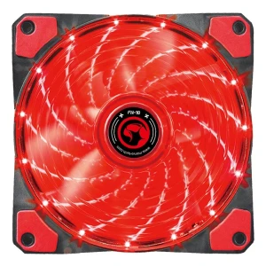 MARVO FN-10RD LED VENTILATOR ZA PC rdeče barve