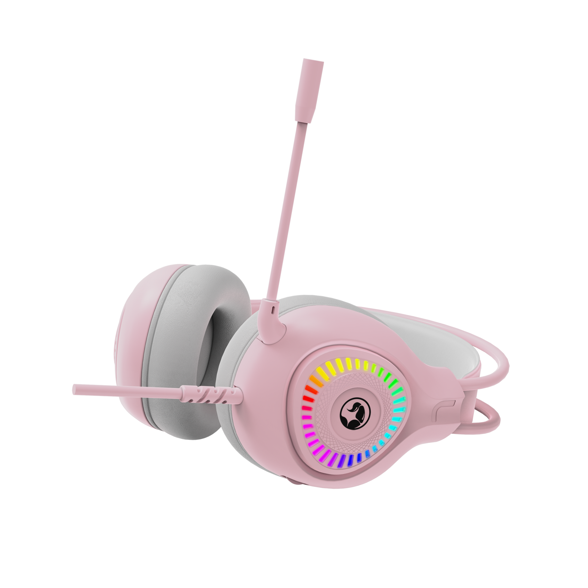 MARVO H8325 RGB PK ŽIČNE SLUŠALKE ROZA BARVE - slika 2