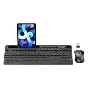 MARVO OFFICE KC411W EN BK BREZŽIČNI KOMPLET TIPKOVNICE IN MIŠKE ČRNE BARVE - SLO/HR LAYOUT