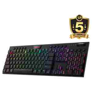 REDRAGON HORUS PRO K618RGB-PRO WIRED & 2.4G & BT RED SWITCH TIPKOVNICA