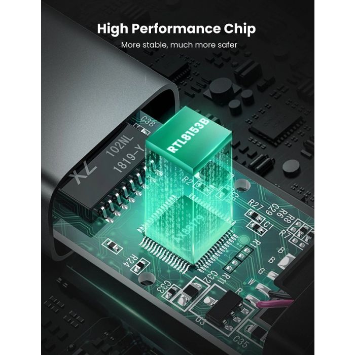 Ugreen USB-C 10/100/1000 mrežna kartica - box - slika 5