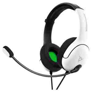 Slušalke PDP LVL40 Chat Headset za XBOX bele barve
