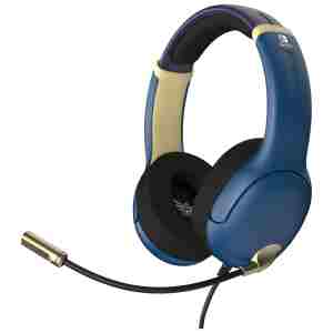 PDP NINTENDO SWITCH ŽIČNE SLUŠALKE AIRLITE - HYRULE BLUE