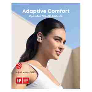 Anker Soundcore AeroClip brezžične slušalke, črne