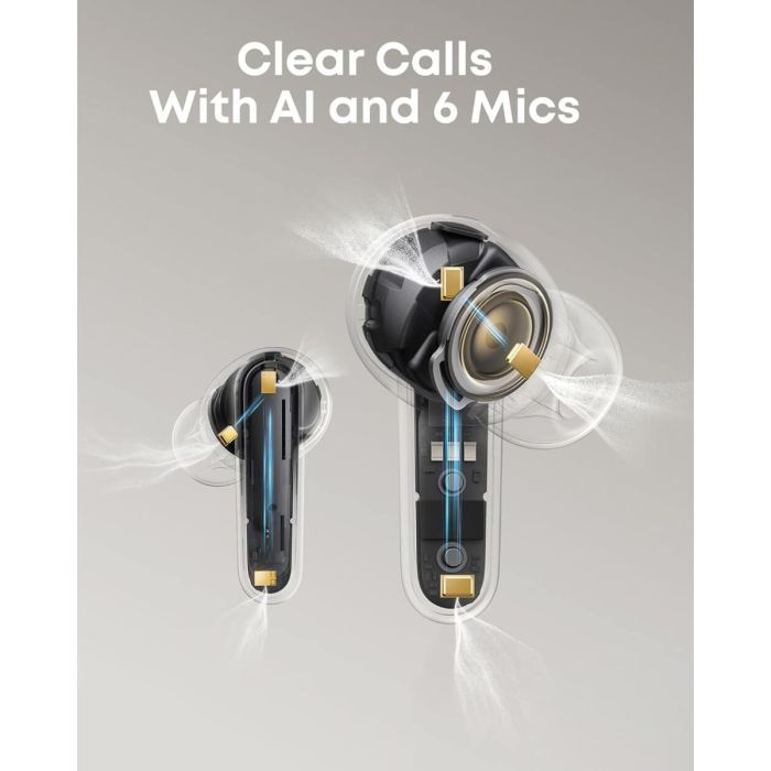 Anker Soundcore brezžične slušalke P41i Standard s prenosnim polnilnikom za telefon (brez Lightning adapterja), črne - slika 6