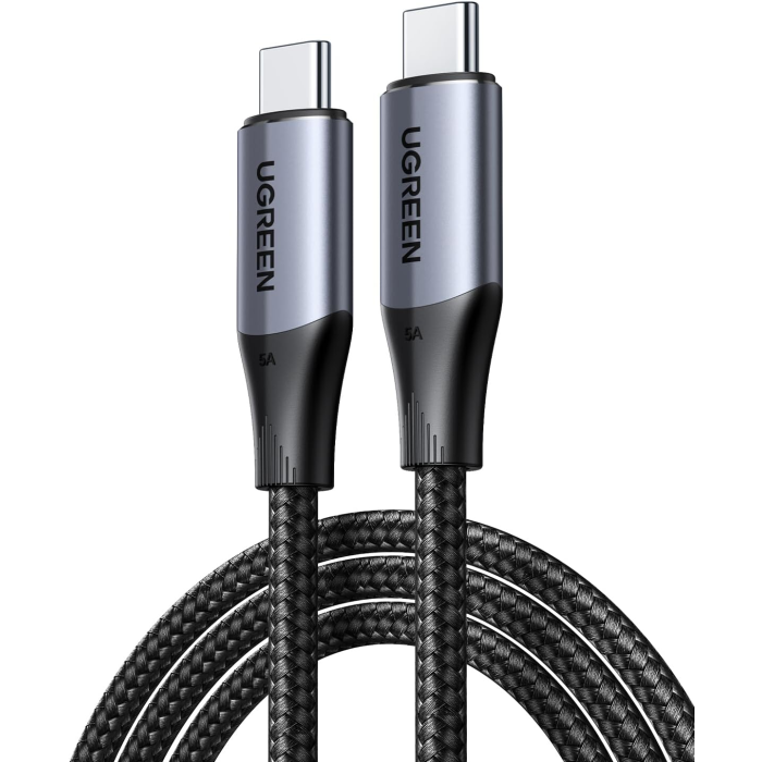 UGREEN USB-C 3.1 Gen2 10Gbps kabel 240W, avdio+video, 1m (črn) - slika 5
