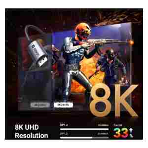 Ugreen kabel USB C v DisplayPort 1.4 8K@60Hz 4K@240Hz, 3M