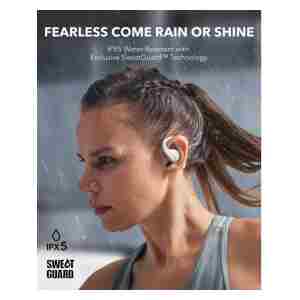 Anker Soundcore AeroFit Pro brezžične slušalke, bele