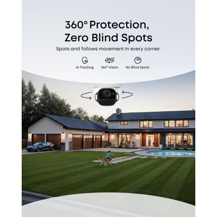 Anker Eufy Security SoloCam E42 komplet 4 kamer + HomeBase 3 baza + 4 solarni paneli - slika 3