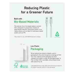 Anker 541 BIO USBC-LTG 1,8m kabel zelen