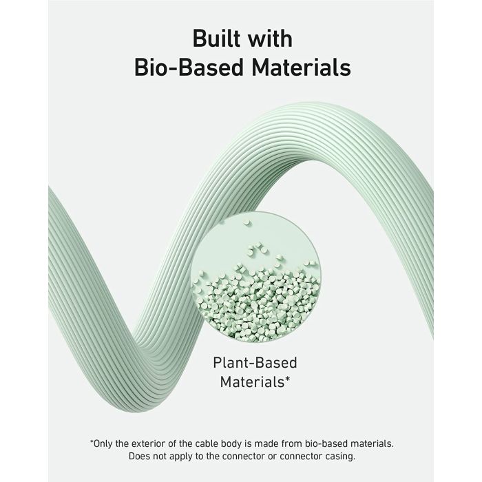 Anker 541 BIO USBC-LTG 1,8m kabel zelen - slika 4