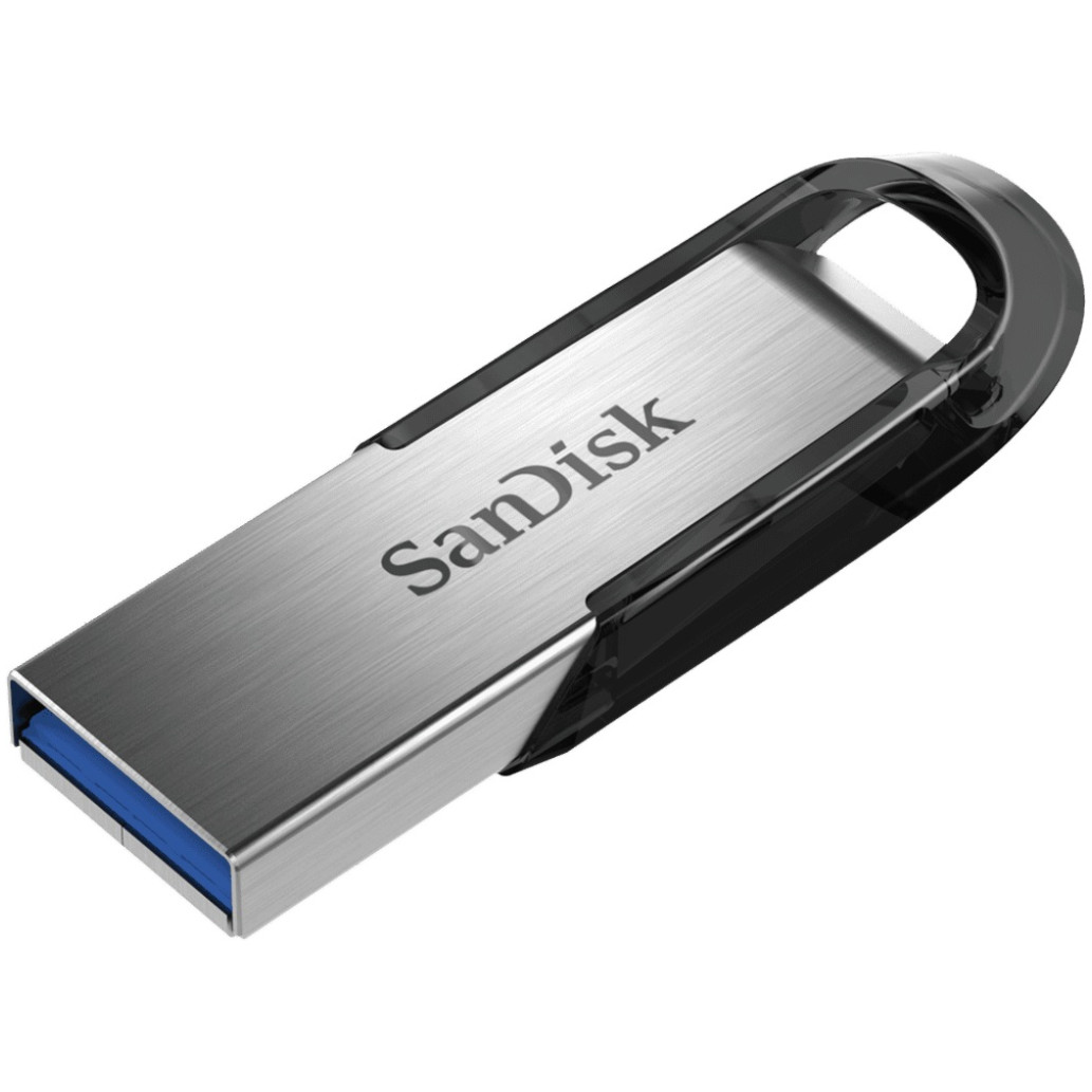 Spominski ključek 256GB USB3.0 Sandisk Ultra Flair 150MB/s 60MB/s kovinski-plastičen brez pokrovčka črno-srebrn Enkripcija 128-bit AES (SDCZ73-256G-G46) - slika 3