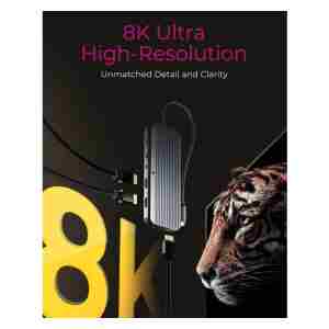 IcyBox IB-DK4060-CPD priključna postaja s trojnim video izhodom