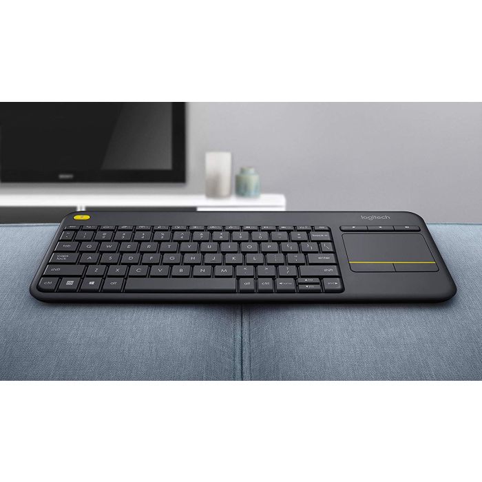 Brezžična tipkovnica Logitech K400 Plus Wireless Touch črna (Unifying, SLO gravura) - slika 5