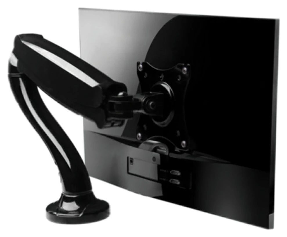 Nosilec za LCD monitor 33 - 68,6 cm (13"–27") do 6kg nagibni gor/dol/levo/desno plinska vzmet LogiLink (BP0023) - slika 3