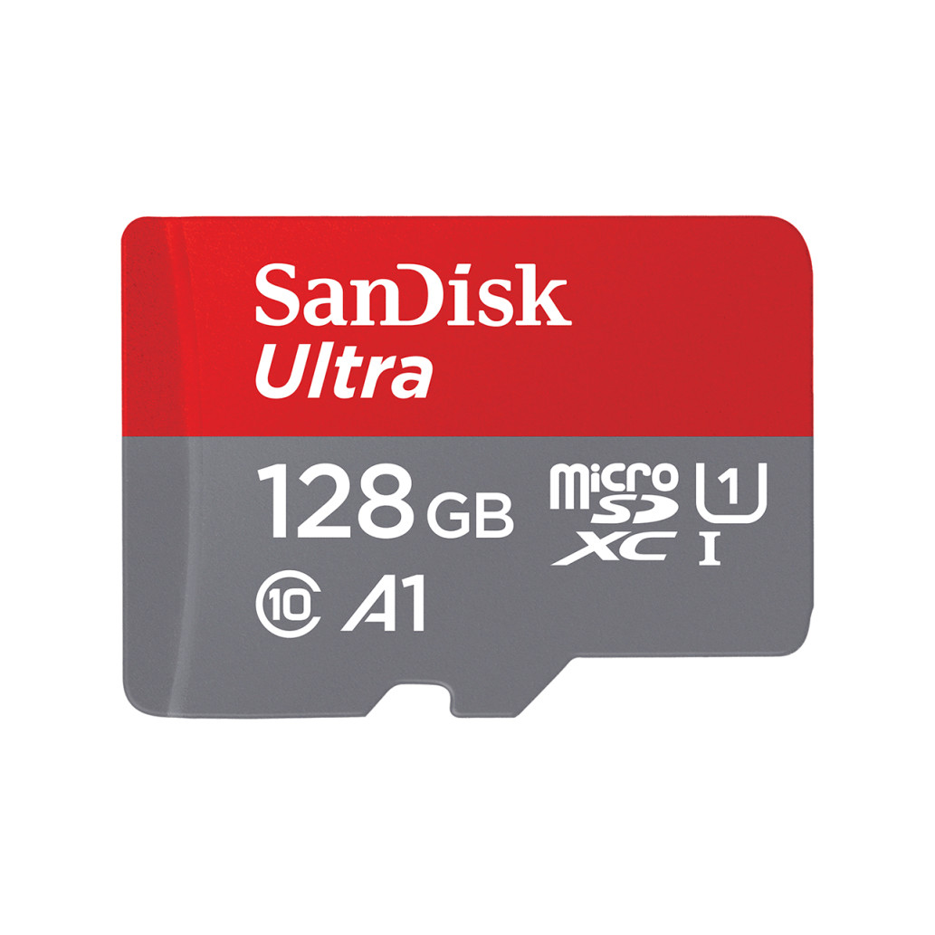 Spominska kartica microSDXC 128GB Sandisk Ultra 100MB/s/60MB/s U1 UHS-I A1 +adapter (SDSQUNR-128G-GN3MA) - slika 3