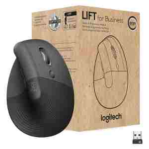 Logitech Miška Lift for Business, grafitna OEM