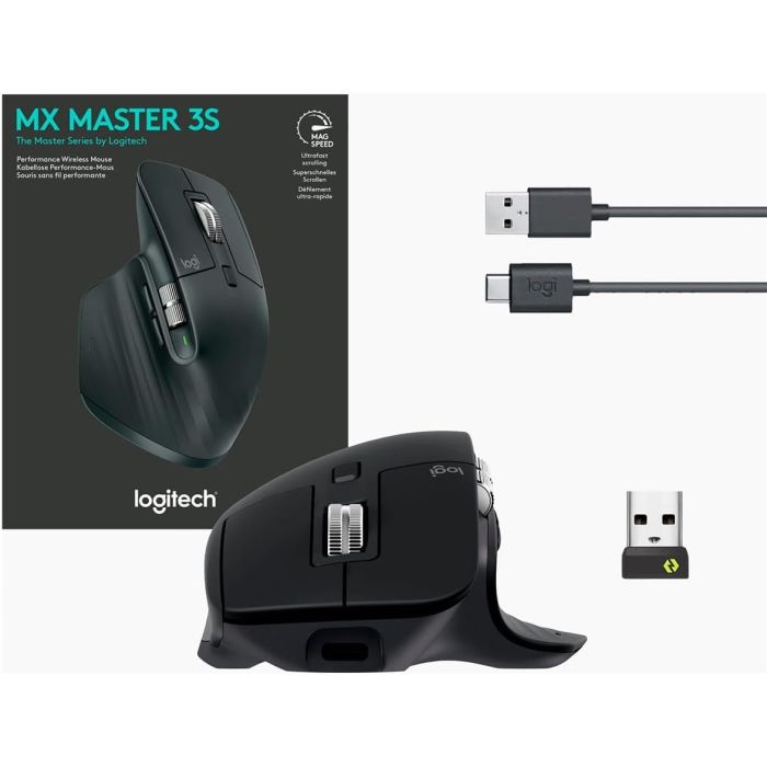 Logitech brezžična miška MX Master 3S business graphite-OEM - slika 2