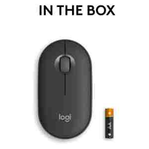 Logitech Miška Pebble 2 M350S Wireless, grafitna