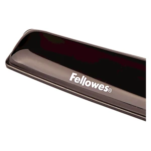 Fellowes Crystal Gel podloga za zapestje pri tipkovnici, črna